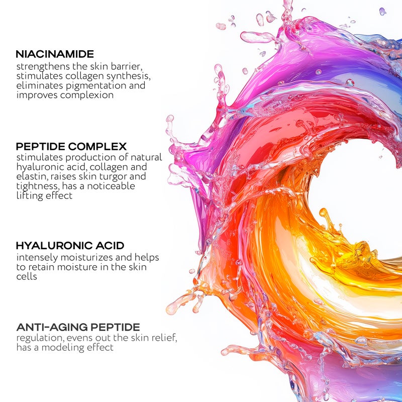 NSC Name Skin Care Alginate Powder Face Mask with Niacinamide and Peptide Complex - 2.2lb, 40 Applications - Peel Off Korean Beauty Natural Fascial Skincare - Hydrating Moisturizing Exfoliating Kit - Image 3
